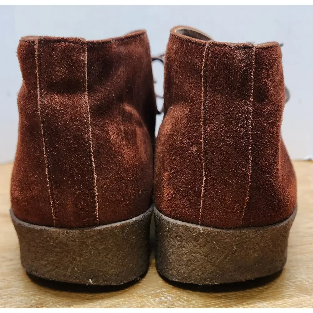 Rare‎ Vtg Edward Green Sport Monza Chukka Boots Brown Suede Men 9.5 UK / 10 US